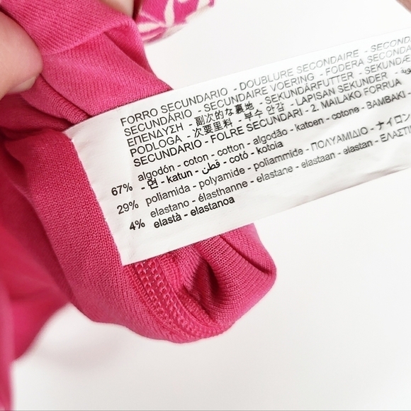 ZARA printed floral corset bodysuit NWT barbie barbiecore valentine's day - Picture 8 of 8